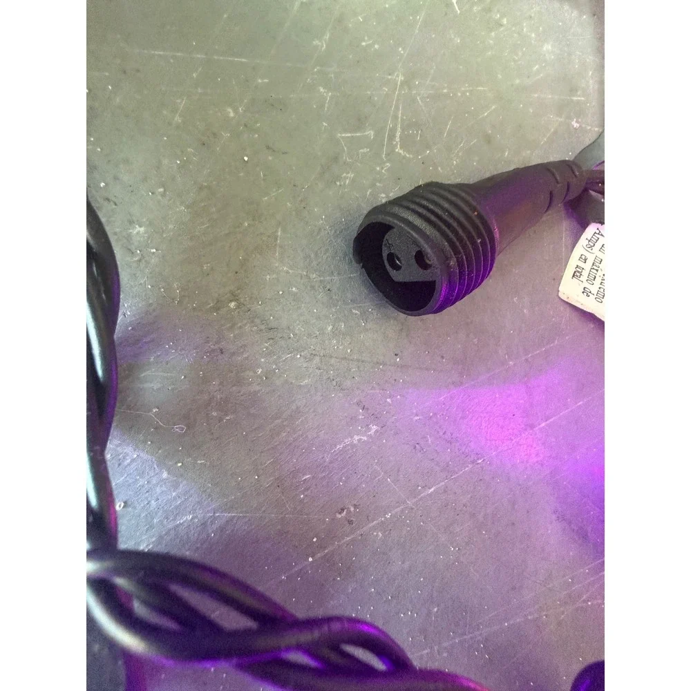 Halloween String Lights Purple and Orange Dual Color Indoor Outdoor LQO3D3P/100